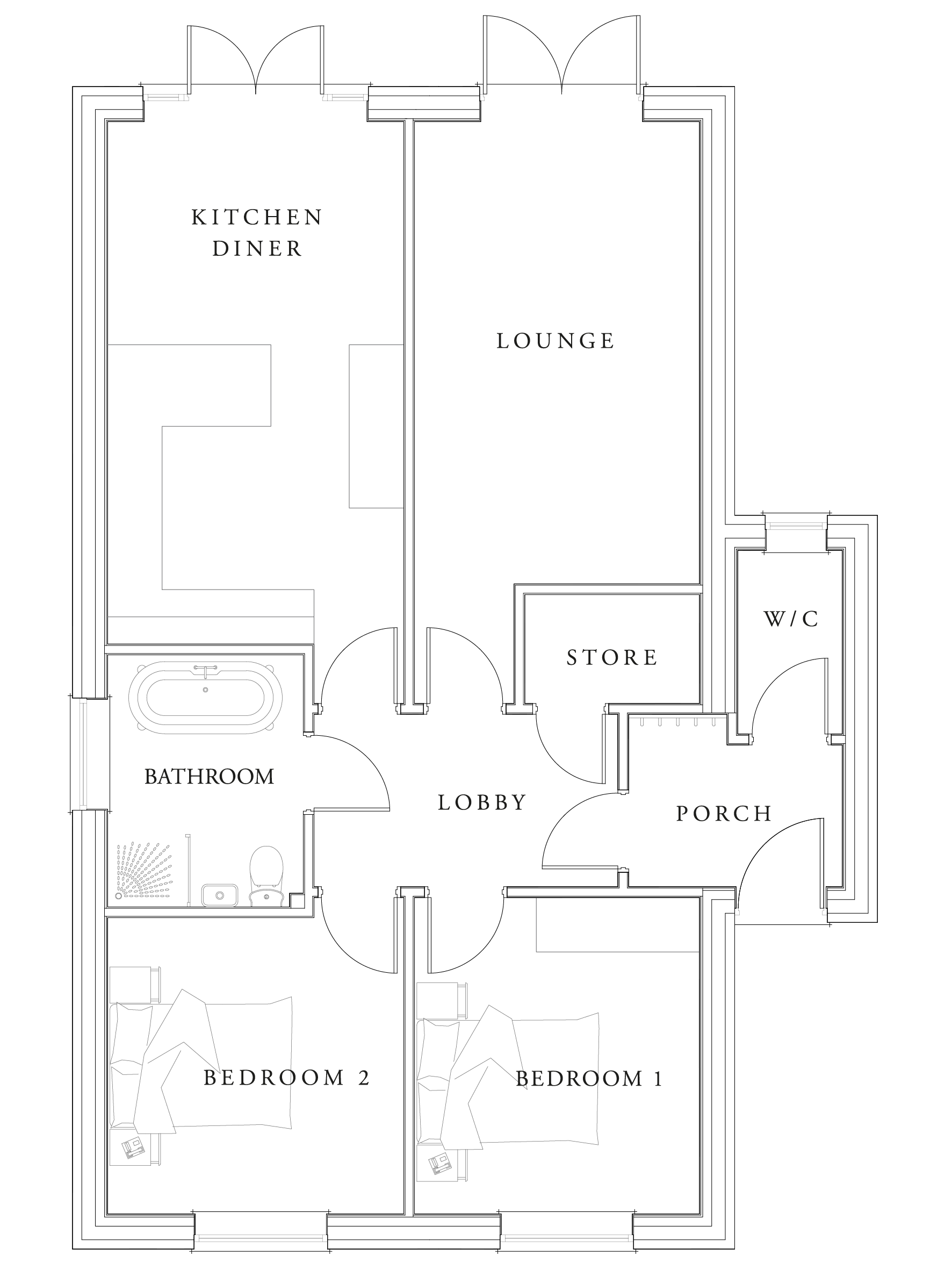 Floor Plan Plot 2