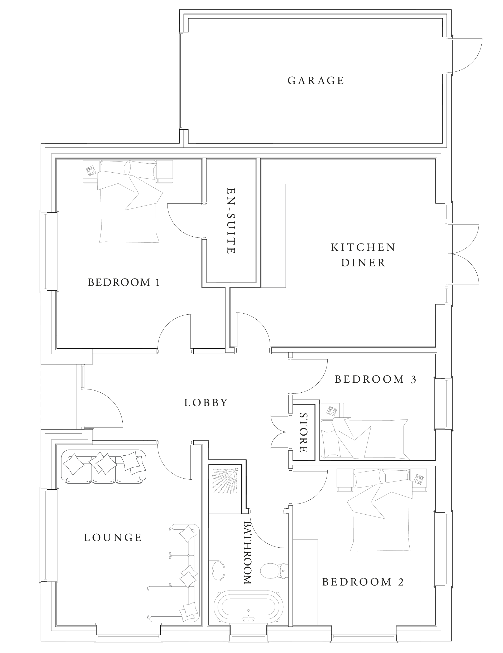 Floor Plan Plot 1